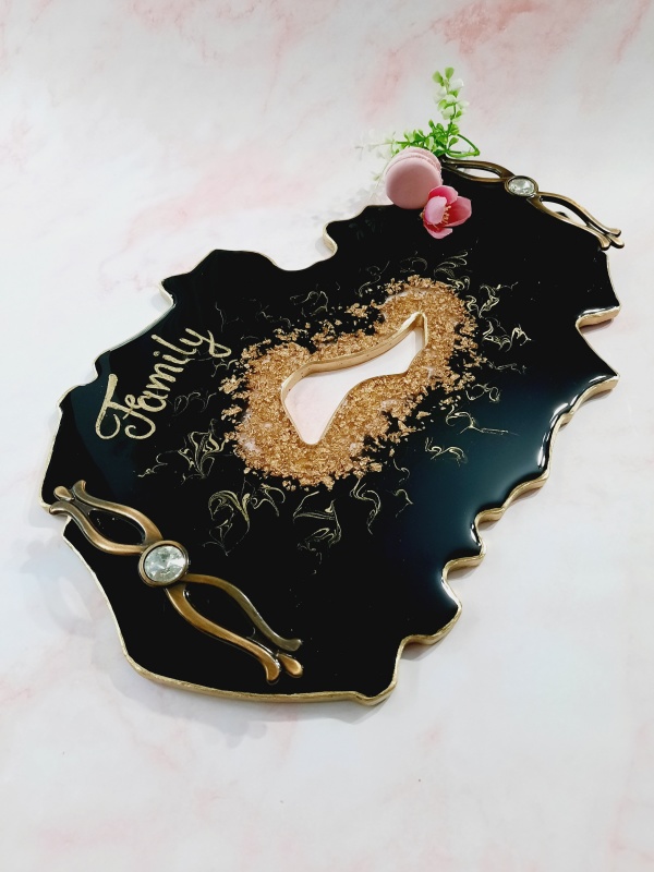 Black and Gold Word - Vanity Tray