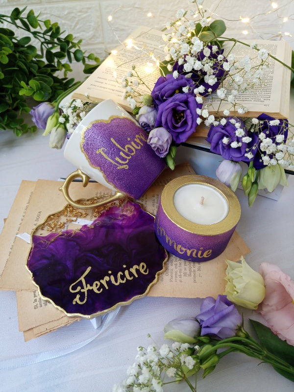 Electric Purple - MiniGiftbox / Cutie Cadou 3 elemente